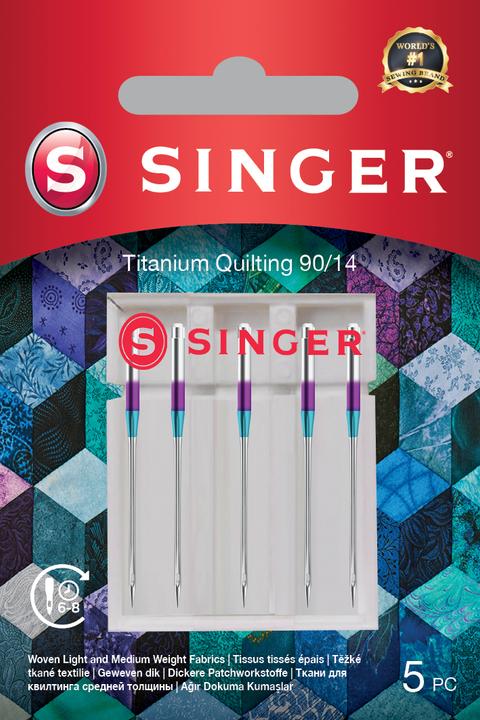 Produktbild Singer TITANIUM QUILTING Nähmaschinennadel, 90/14, 5er Pack