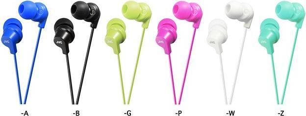 Actual product image JVC HAFX10BE HAFX10BE Headphones (black) (Cable)
