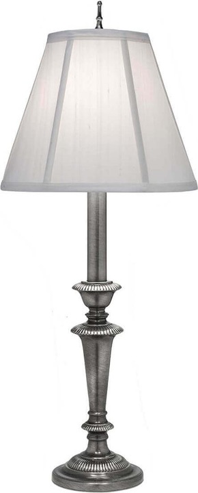 Actual product image Elstead Lighting Lexington table lamp E27 antique nickel grey white (E27)