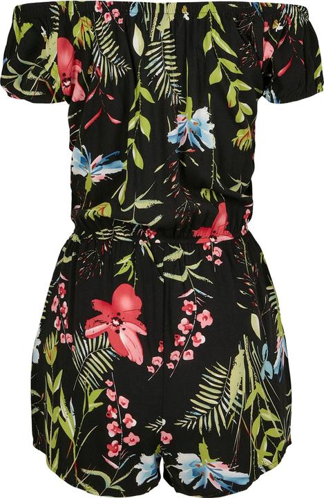 Produktbild Urban Classics Ladies AOP Off Shoulder Short Jumpsuit (L)