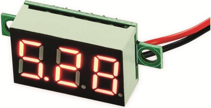 Produktbild Joy-it Messgerät Voltmeter mit 3-Ziffer LED-Diplay, 3 bis 30 Volt, 0,90cm (0,36") ( 0,914cm)