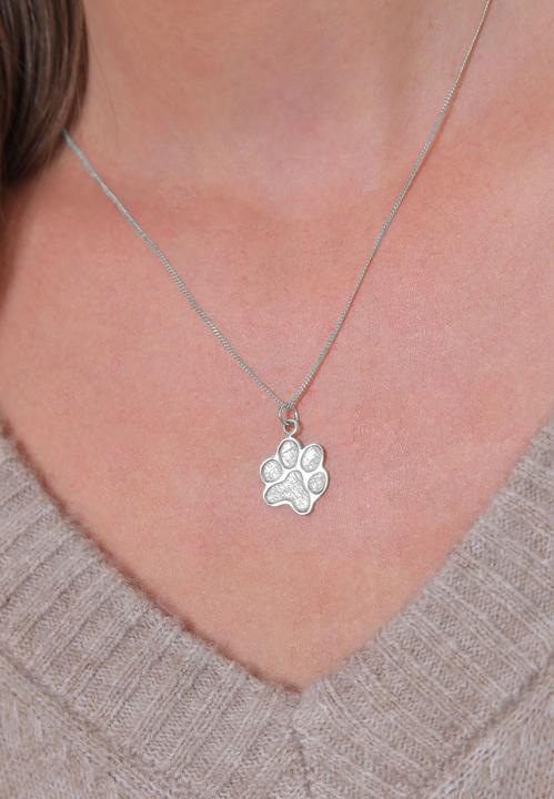 Immagine prodotto Elli mit Pfoten-Anhänger (Argento, 45 cm)