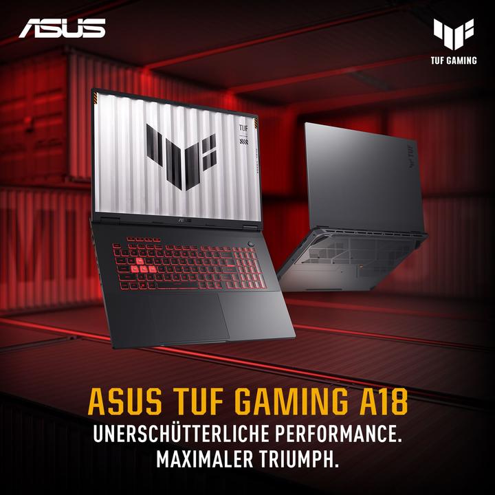 Produktbild ASUS TUF Gaming A18 (18", AMD Ryzen 7 260, 16 GB, 1000 GB, DE)