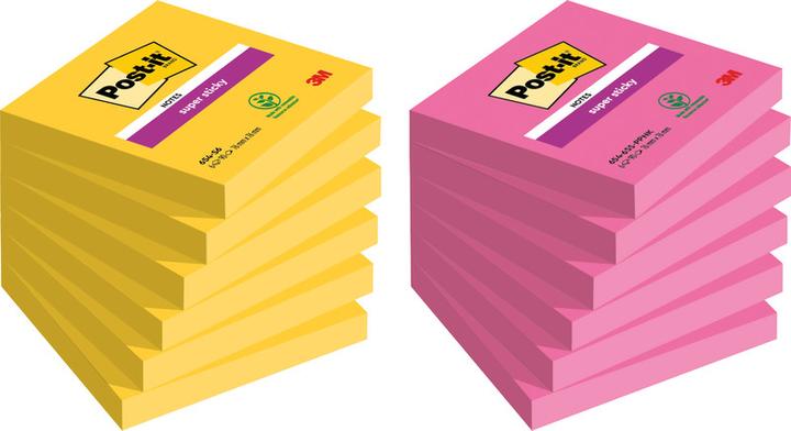 Actual product image Post-it Super Sticky Sticky Notes (76 x 76 mm)