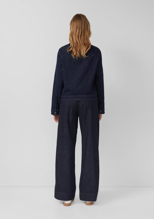 Produktbild S.Oliver Indoor-Jacke Elastische Denimjacke mit Pattentaschen im Relaxed Fit (48)