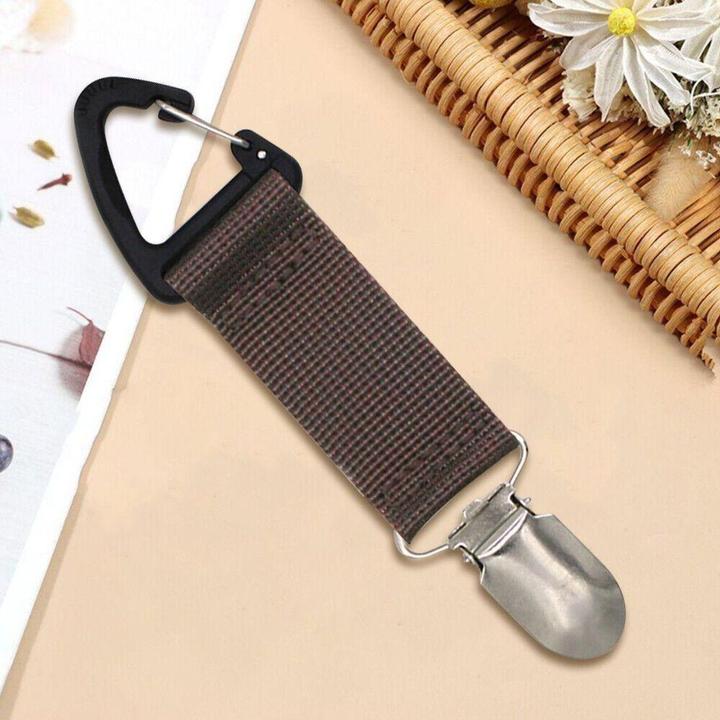 Actual product image JTI Hat clip for bag - brown