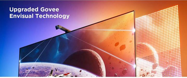 Actual product image Govee Lightbar Backlight Kit 3 (Multicoloured, RGBIC, Warm white, 4100 cm, Indoor)