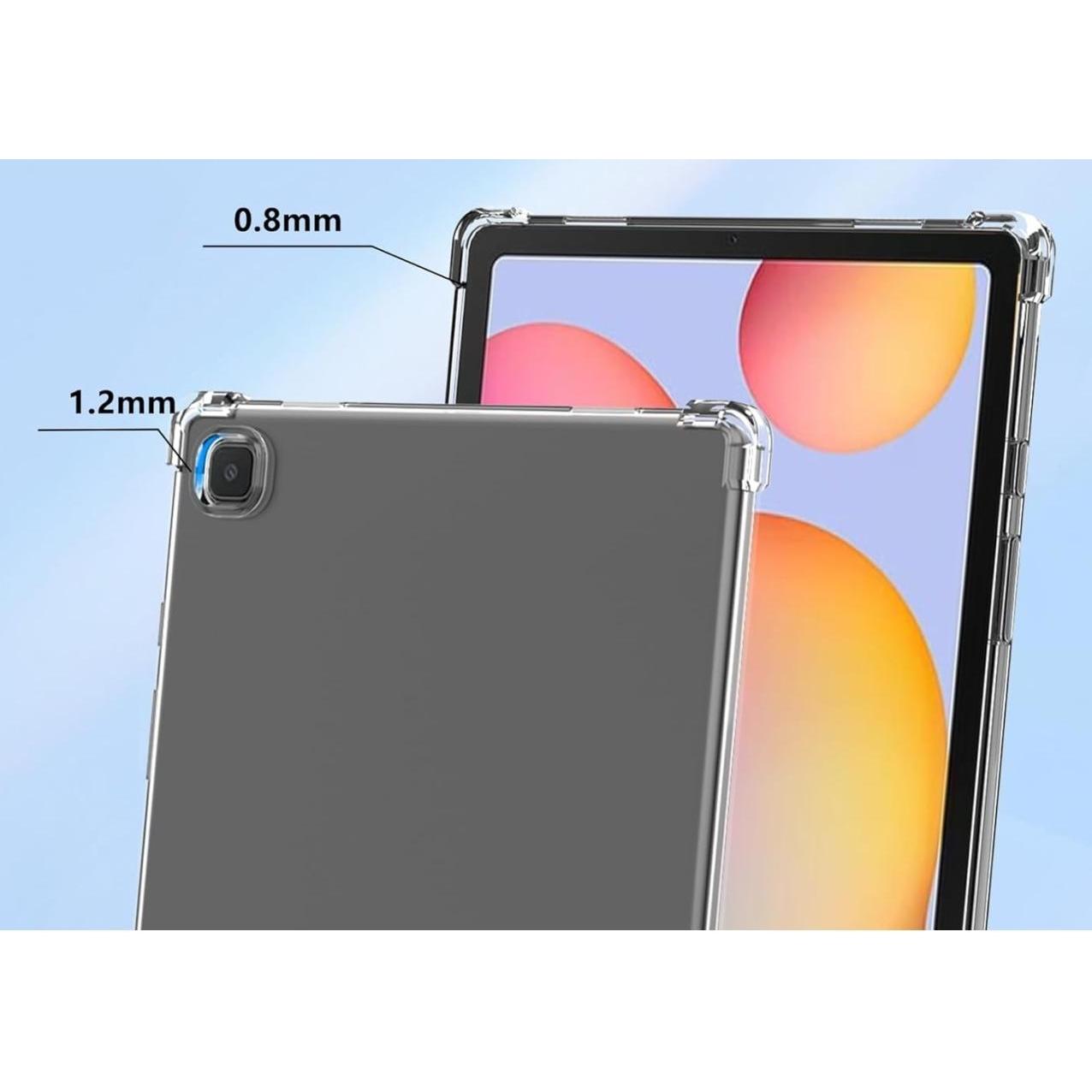 Thumbnail - Screenguard Hülle Crystal Soft Airbag Bumper (Galaxy Tab S6 Lite), Tablet Hülle, Transparent