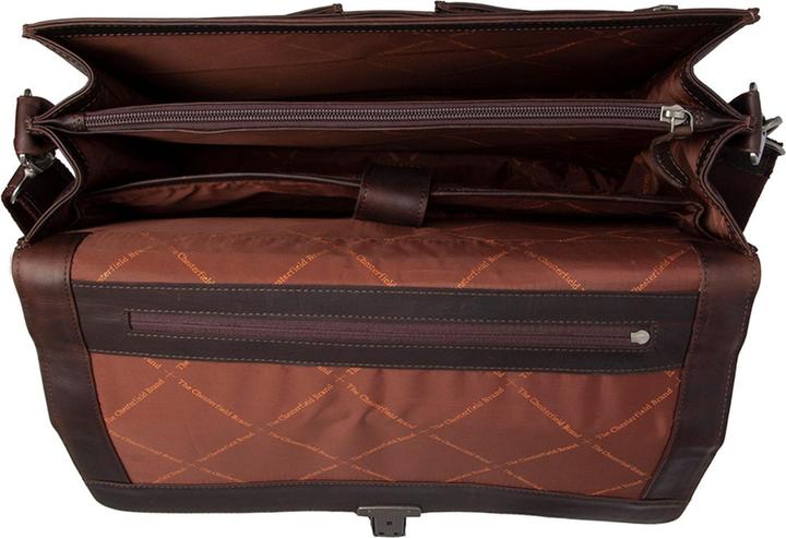 Actual product image The Chesterfield Brand Chesterfield Brand Leren Aktetas Bruin Stuttgart (16")