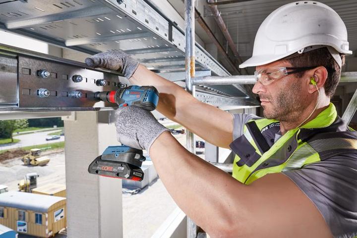 Produktbild Bosch Professional Combo Kit Set mit 3 18V-Werkzeugen: GSB 18V-45, GDX 18V-200, GWS 18V-7, 2x 5,0Ah