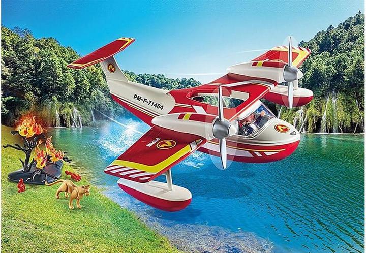 Immagine prodotto Playmobil Aereo antincendio con funzione di estinzione (71463)