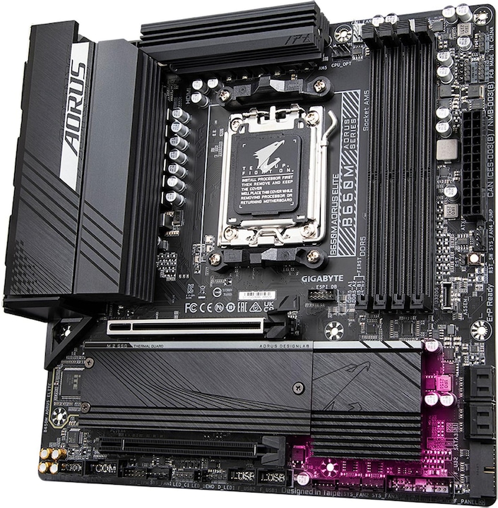 Produktbild Gigabyte MB GBT AMD AM5 B650M AORUS ELITE (AM5, AMD B650, ATX)