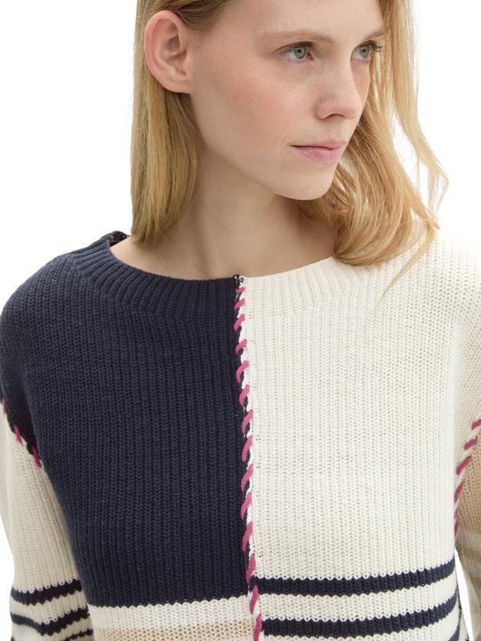 Produktbild Tom Tailor knit patched stripe pullover (XXL)