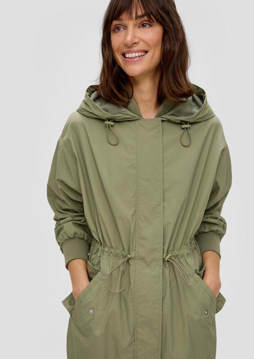 Immagine prodotto S.Oliver Outdoor-Mantel Verstellbarer Parka in Crinkle-Optik