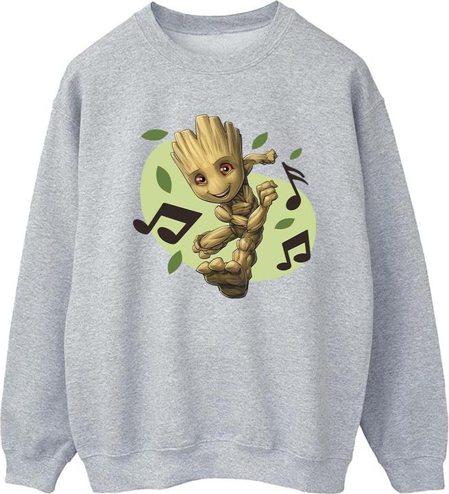 Image du produit - Sweat GUARDIANS OF THE GALAXY GROOT MUSICAL NOTES - Femme (M)