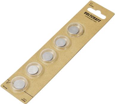 Actual product image Voltcraft Knopfzelle CR 1616 3 V 5 St. 50 mAh Lithium VC-11894995 (5 pcs., CR1616, 50 mAh)