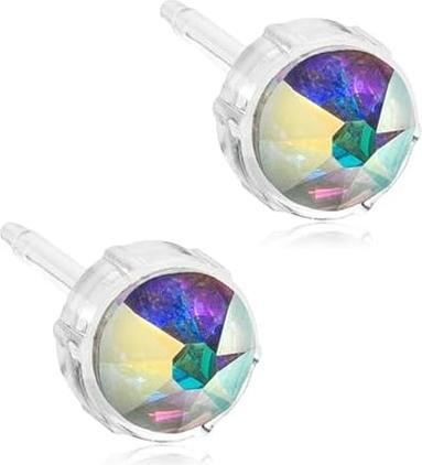 Produktbild Blomdahl Nickelfreier medizinischer Kunststoff 6mm Kristall-Ohrstecker (Nickelfreie medizinische Kunststoff)