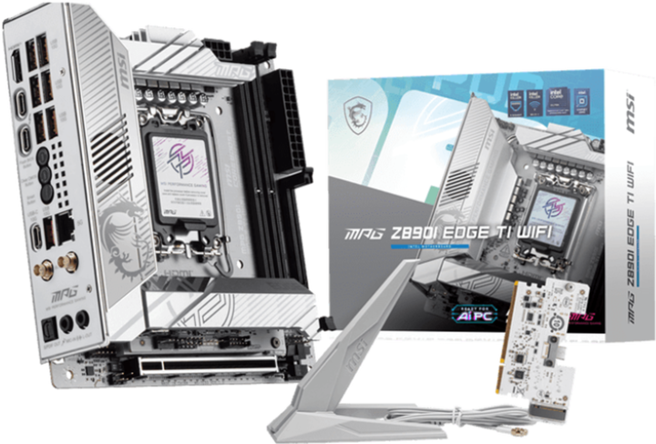 Actual product image MSI MPG Z890I EDGE TI WIFI (LGA 1851, Intel Z890, Mini-ITX)