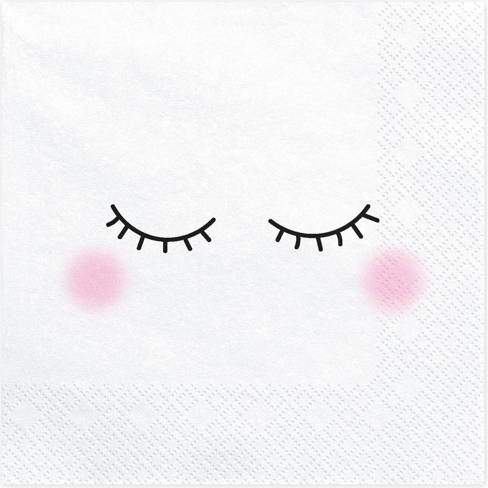 Partydeco, Servietten, Sleepy (20 Stück) (20 x, 33 x 33 cm)