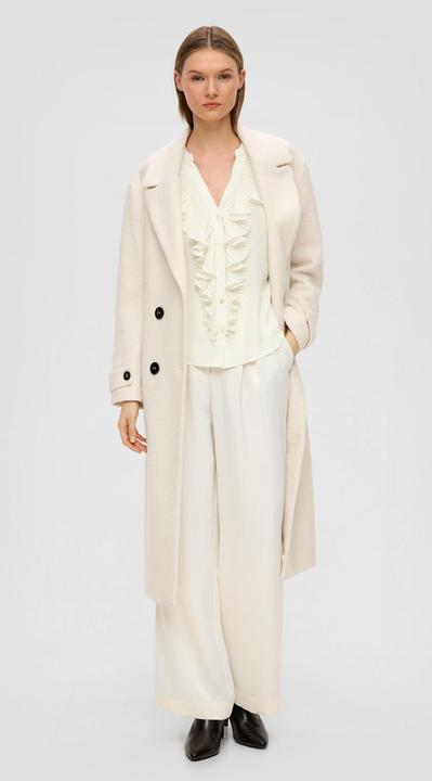 Immagine prodotto s.Oliver Bluse Crêpe-Bluse mit plissierten Volants (46)