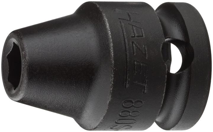 HAZET Schlag-, Maschinenschrauber Steckschlüsseleinsatz ∙ Sechskant 880S-6 ∙ Vierkant10 mm (3/8 Zol…