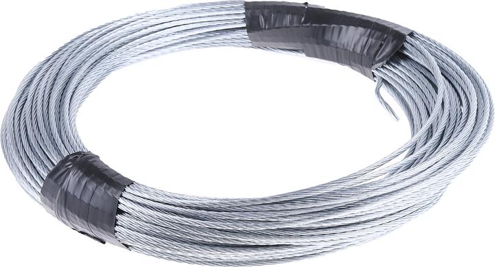 Produktbild RS PRO Drahtseil galvanisiert 7-adrig 3mm (50 m)