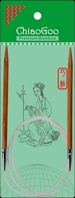 Actual product image ChiaoGoo Circulars Bamboo Patina
