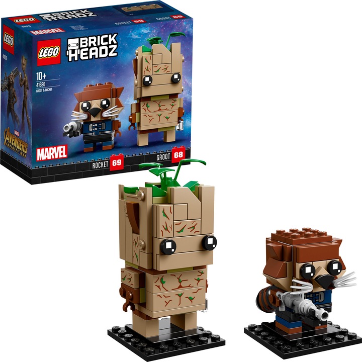 Actual product image LEGO Groot and Rocket (41626, LEGO Brickheadz)