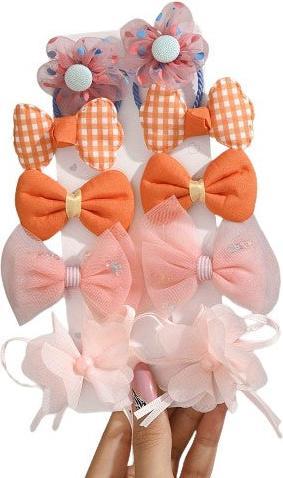 Produktbild Activity Board 10 Stück entzückende Blumen-Haarspangen, Haarschmuck für Mädchen, 10 Stück Mädchen-Haargummis mit