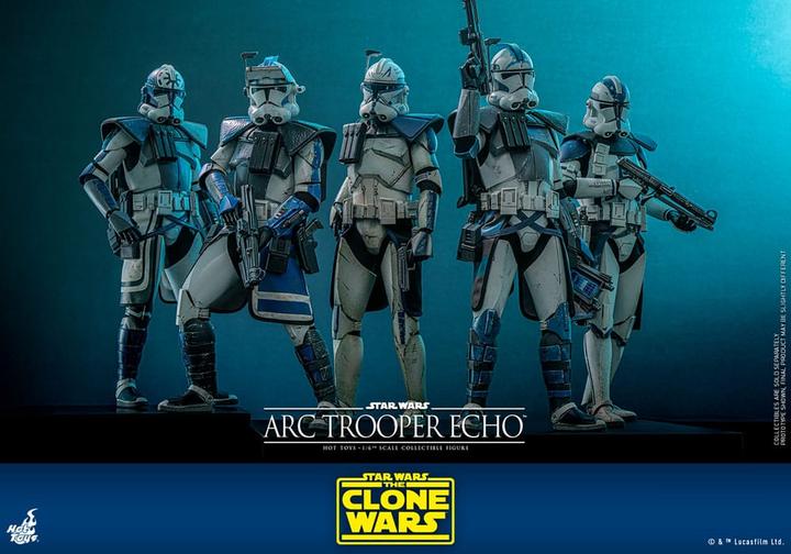 Produktbild Hot Toys Star Wars: The Clone Wars Actionfigur 1/6 Arc Trooper Echo 30 cm
