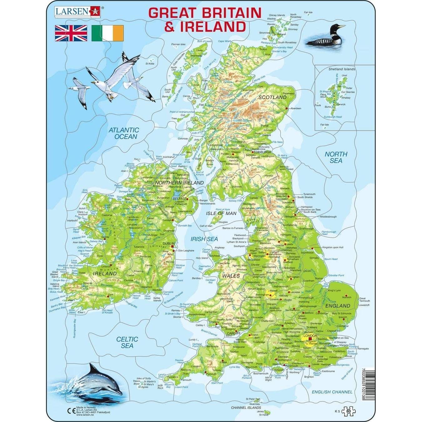 Larsen Grossbritannien u Irland (physisch) (80 Teile)