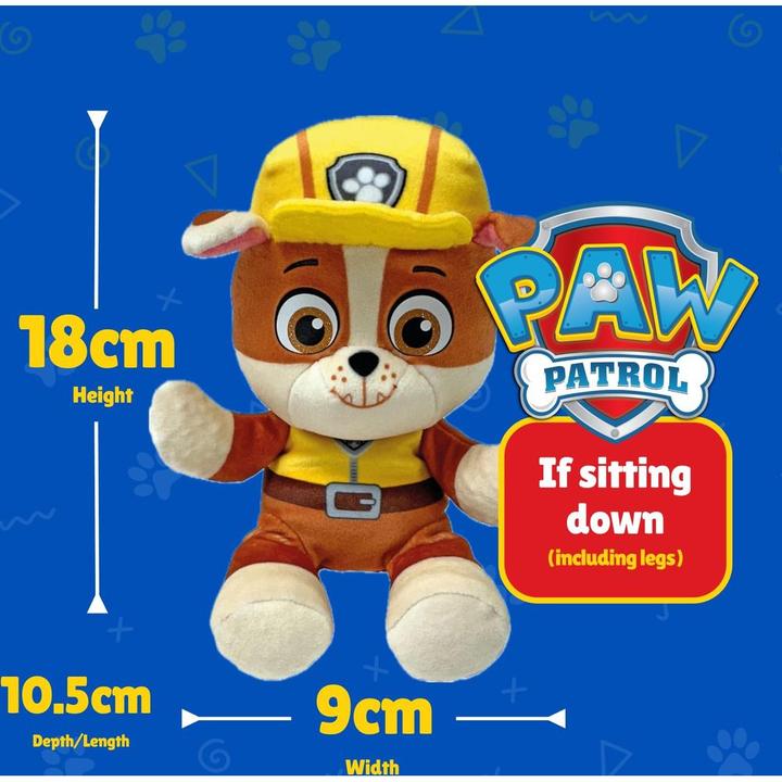 Actual product image Ty Rubble Paw Patrol - Reg - Soft (20 cm)