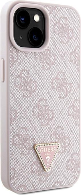 Produktbild Guess GUHCP15MP4TDSCPP iPhone 15 Plus 6.7" różowy/pink hardcase Crossbody 4G Metal Logo (Apple iPhone 14 Plus, Apple iPhone 15 Plus)