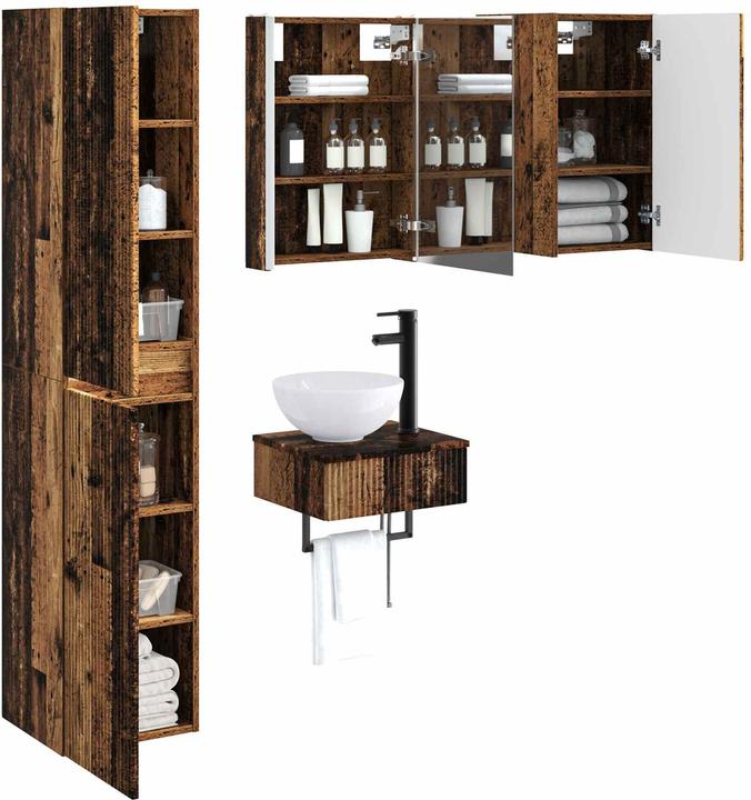 Produktbild vidaXL Badezimmerschrank-Set