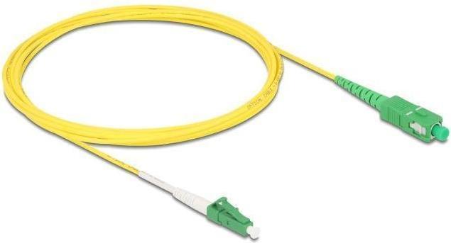 Image du produit Delock 83862 - Câble fibre optique LC-APC vers SC-APC Simplex monomode OS2 3 m (3 m)