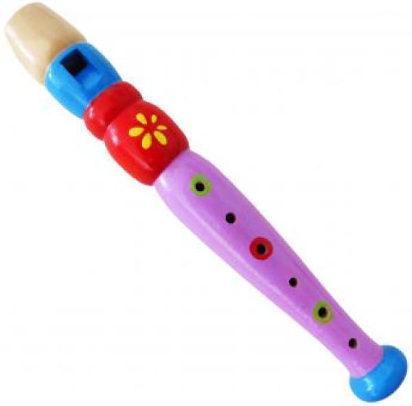 Actual product image keepdrum KFL1FL Children's Wooden Flute Purple