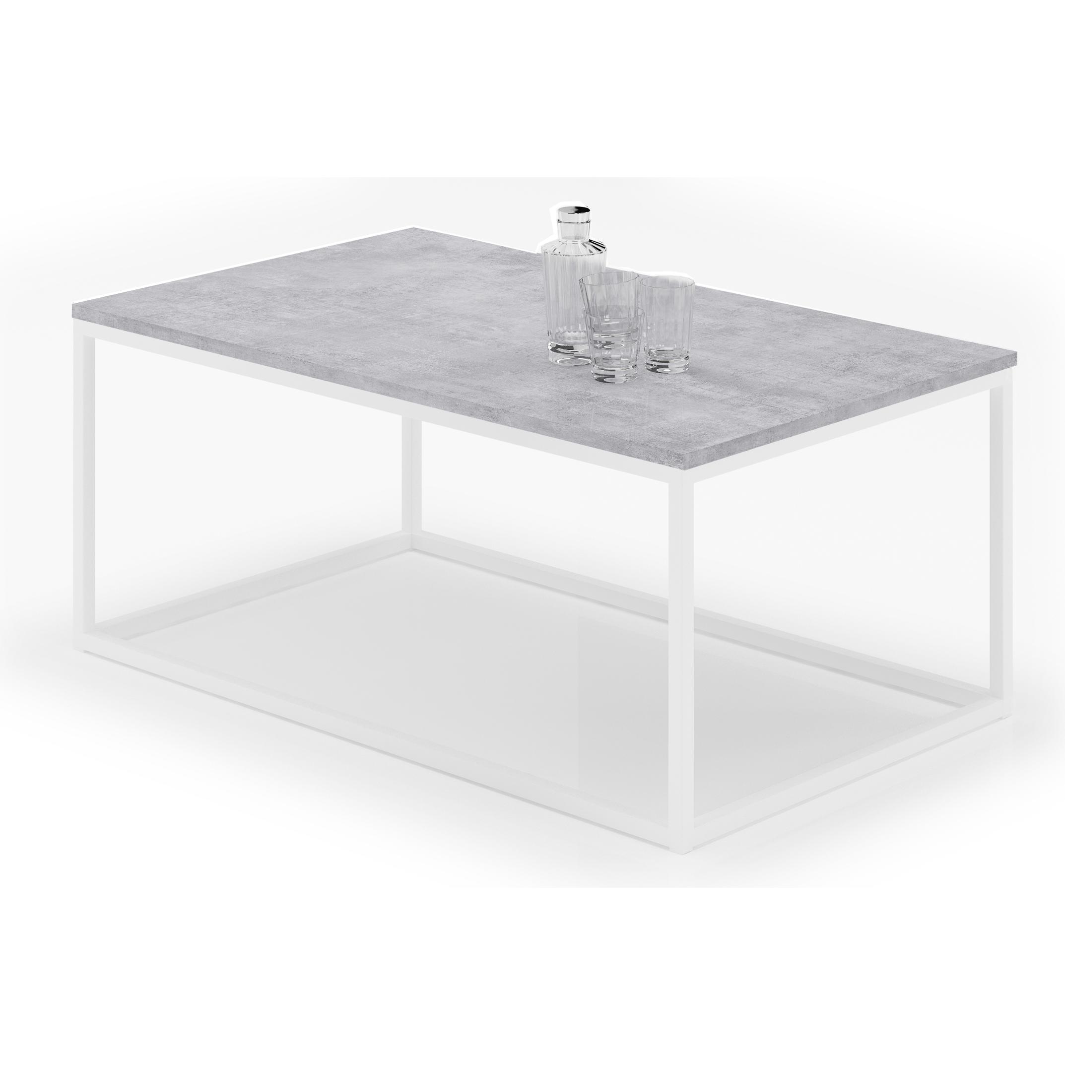 ADRK Furniture, Couchtisch + Beistelltisch, Narisa (100 x 60 cm)
