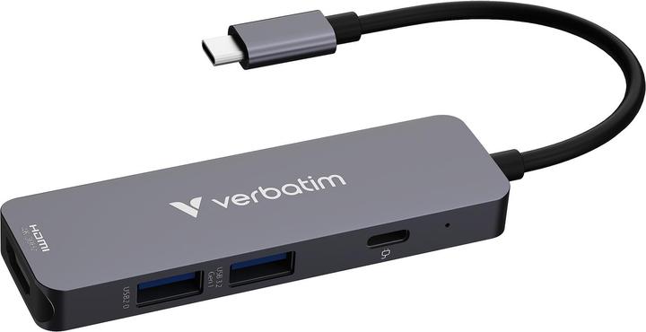 Verbatim Hub USB-C Multiport 4port (USB-C, 4 ports)