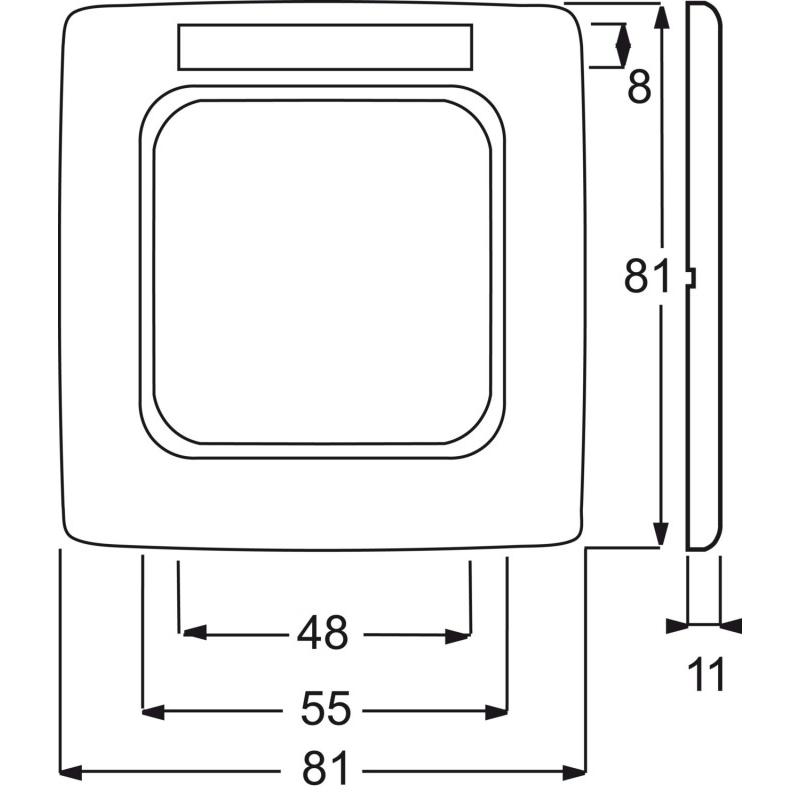 Thumbnail - Busch-Jaeger, Zubehör Schalterprogramm, 1754-0-4058 Wandplatte/Schalterabdeckung Weiss (1721NSKA-214)