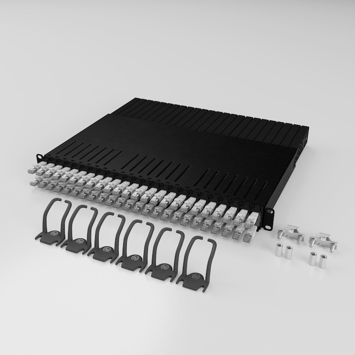 Image du produit PATCHBOX Patchbox.one / 8RU / Cat 6A, UTP, 0.8 m