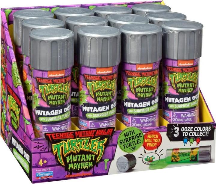 Produktbild Playmates Teenage Mutant Ninja Turtles: Mutant Mayhem Ooze Kanister mit Figuren Sortiment (12)