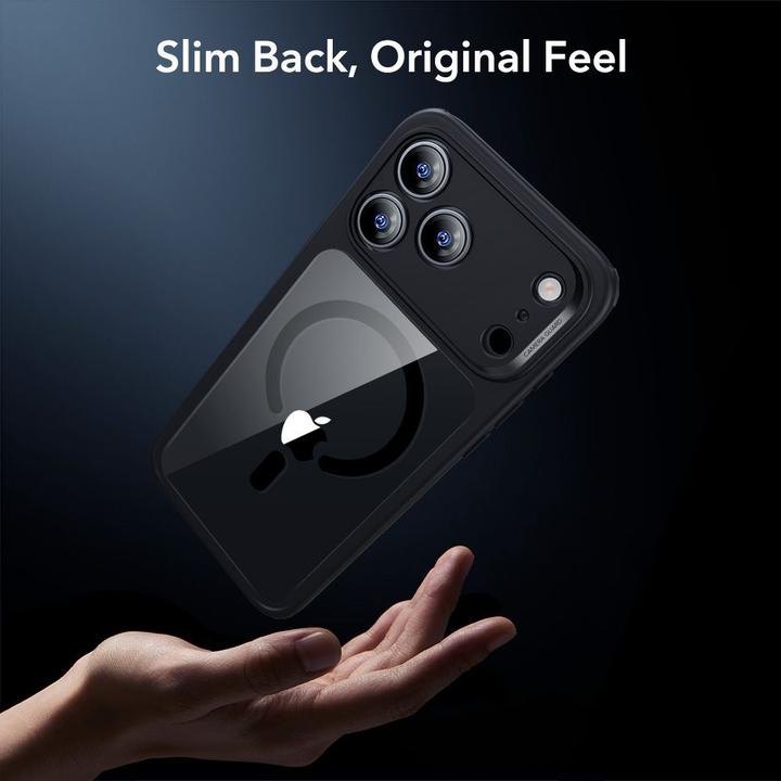 Produktbild ESR Classic Hybrid Magnetic Case (Camera Control), for iPhone 17 Pro, Clear Black (Apple iPhone 17 Pro)