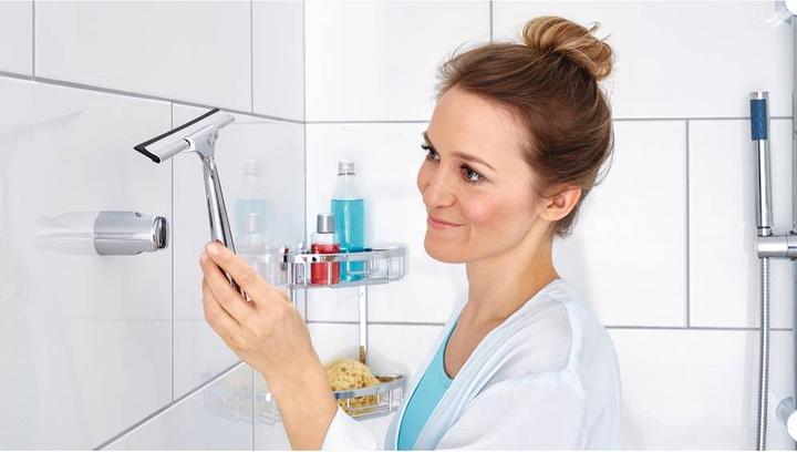 Actual product image tesa SPAA shower squeegee incl. adhesive solution without drilling