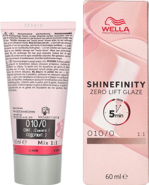 Produktbild Wella Professionals Shinefinity Zero Lift Glaze (10/0 Natural Flash)