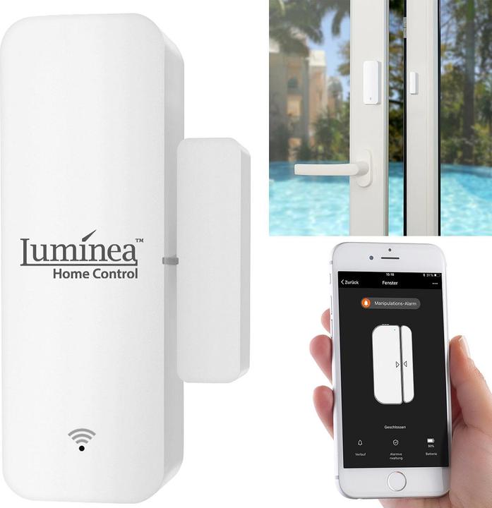 Image du produit Luminea Alarme de porte et fenêtre WLAN