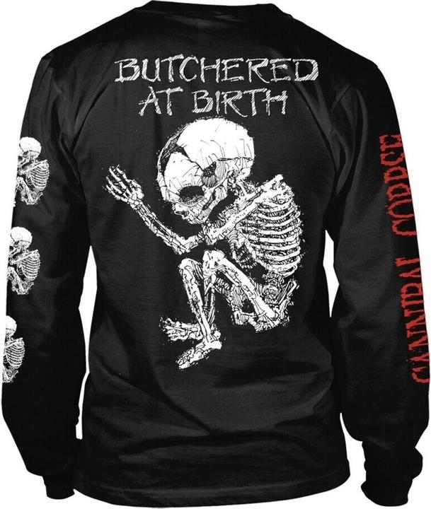 Produktbild Cannibal Corpse Butchered At Birth Baby TShirt Langärmlig (XXL)