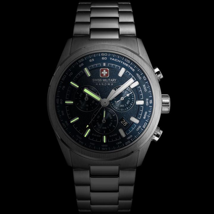 Actual product image Swiss Military Hanowa Navalus Pro Chrono (Analogue wristwatch, Swiss made, 43 mm)