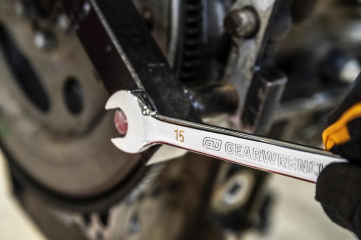 Actual product image Gear Wrench 12-kant Ratschen-Ringmaulschlüssel Satz, 90Z, 16-tlg.