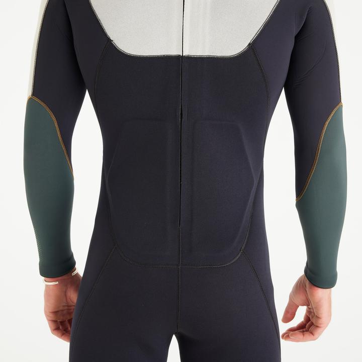 Image du produit Subea Combinaison plongée Homme néoprène 3mm - SCD 900 Kaki Noir (3 mm, M)