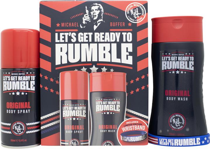 Produktbild Konjac Sponge RUMBLE MEN SET Dezodorant do ciała w sprayu 150ml + żel pod prysznic 250ml (Spray, 400 ml)